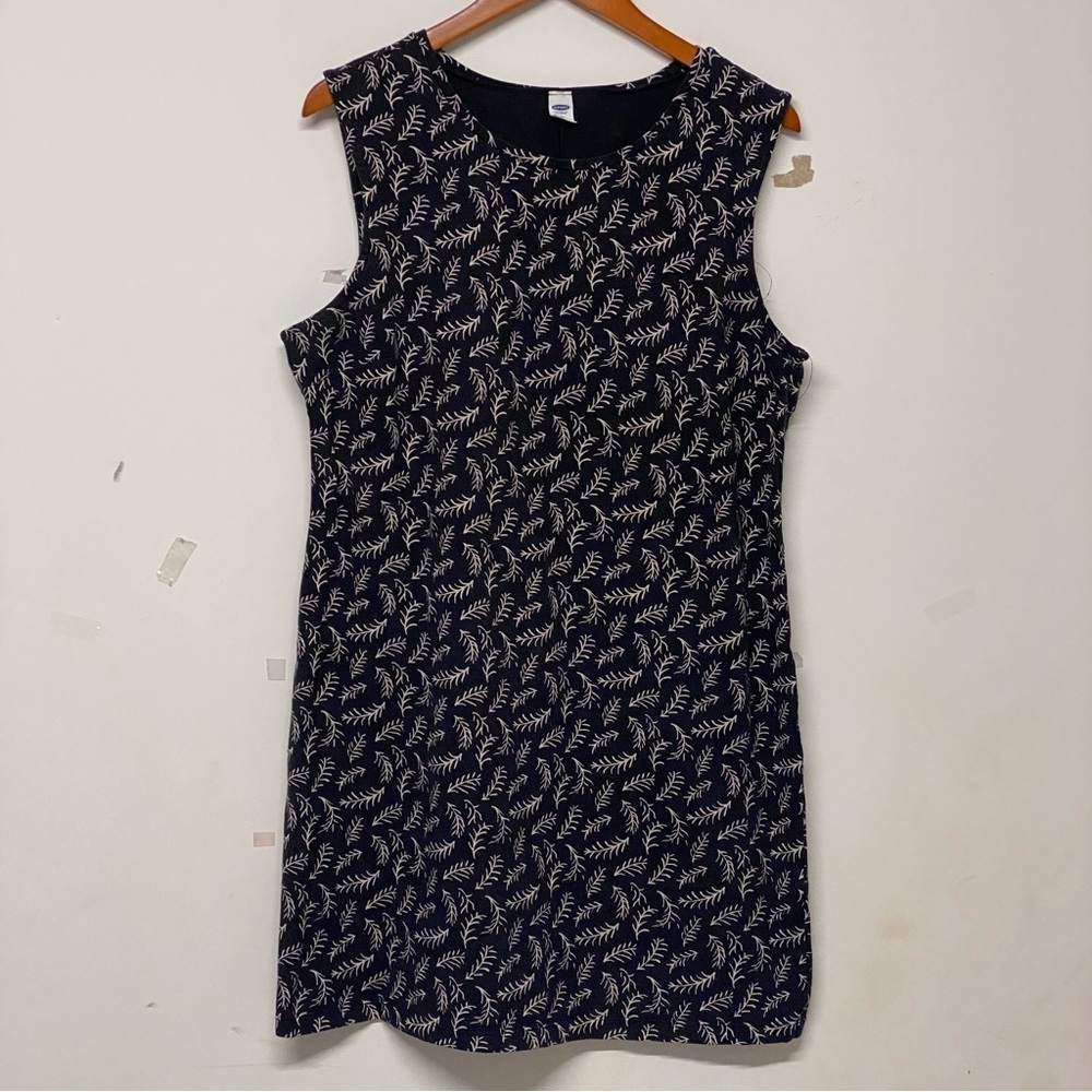 Old Navy Sleeveless Fern Print Mini Fit and Flare A line Dress